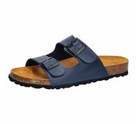 Pantolette Damen Schnallen blau LICO Bioline Platino - Blau / 36