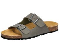 Pantolette Damen Schnallen grau LICO Bioline - Grau / 38
