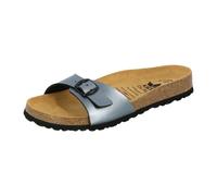 Pantolette LICO "Pantolette Bioline Once More", Damen, Gr. 37, grau, Synthetik, Schuhe Damenschuh Pantolette Sommerschuh (99641565-37) grau