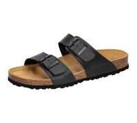 Pantolette Damen Schnallen schwarz LICO Bioline Mera - Schwarz / 36