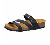 LICO Damen Pantolette Natural Glitter (910180) 38 schwarz