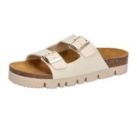 Pantolette Damen Schnallen weiß LICO Bioline Chic - Weiß / 42