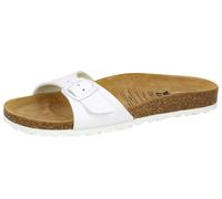 Pantolette Damen Schnallen weiß LICO Bioline Once - Weiß / 38