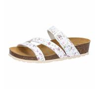 LICO Damen Pantolette Natural Glitter (910186) 38 weiß