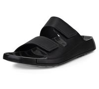 Pantolette ECCO "Cozmo M", Herren, Gr. 45, schwarz, Leder, Schuhe Pantolette, Sommerschuh, Schlappen, Klettschuh, mit FLUIDFORM™ Konstruktion (56912653-45) schwarz