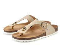 Pantolette ELBSAND "Mule, Sandale, offener Schuh, Lederpantolette, Sommerschuhe", Damen, Gr. 43, beige, Obermaterial: 100% Rindsleder. Decksohle: 100% Rindsleder. Laufsohle: 100% Synthetik, unifarben,