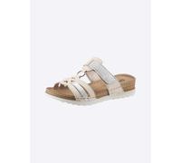 Pantolette FISCHER, Damen, Gr. 36, weiß, Lederimitat, Schuhe Pantolette (56929863-36) weiß