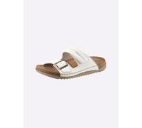 Pantolette FISCHER, Damen, Gr. 39, weiß, Lederimitat, Schuhe Pantolette (88701408-39) weiß