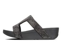 Pantolette FITFLOP "MARLI", Damen, Gr. 39, schwarz, Textil, Glitzer, Schuhe Pantolette, Sommerschuh, Strandschuh, Sandale, Flats mit Glitzer-Details (90189107-39)