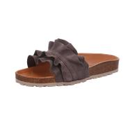 Pantolette flacher Absatz bis 25mm dunkelgrau - Gr. - 39