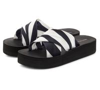 FRENCH CONNECTION Pantolette Damen schwarz/weiß Gr.44