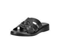 Pantolette GABOR COMFORT "Gabor Comfort Pantoletten Glattleder", Damen, Gr. 38,5, schwarz, Glattleder, Schuhe Pantolette (61574459-38,5) schwarz