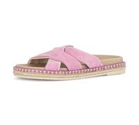 Pantolette GABOR, Herren, Gr. 41, hellpink, Ziegenveloursleder, unifarben, Schuhe Pantolette, Plateau, Sommerschuh, Schlupfschuh in modischer Optik (31776914-41) hellpink