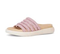 Pantolette GABOR, Damen, Gr. 43, pink (rosa), Textil, Schuhe Pantolette, Plateau, Sommerschuh, Schlappen in funkelnder Optik (71298638-43) rosa