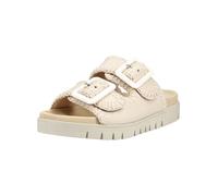 Pantolette GABOR "Gabor Pantoletten Leder", Damen, Gr. 40, beige (creme), Leder, Schuhe Pantolette (70904053-40) creme