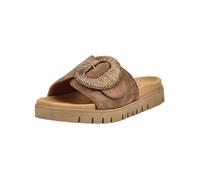 Pantolette GABOR "Gabor Pantoletten Leder", Damen, Gr. 41, braun, Leder, Schuhe Pantolette (55207231-41) braun