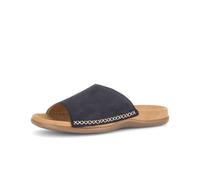 Pantolette GABOR "Pantolette", Damen, Gr. 36, schwarz (blau), Schuhe Pantolette (86510953-36) blau