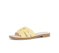 Pantolette GABOR "Pantolette", Damen, Gr. 37,5, gelb, Schuhe Pantolette (52599049-37,5) gelb
