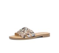 Pantolette GABOR "Pantolette", Damen, Gr. 37, beige (multicolour), Schuhe Pantolette (26058255-37) multicolour