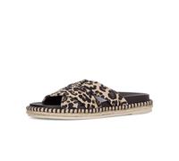 Pantolette GABOR, Herren, Gr. 40, leo, Ziegenveloursleder, Schuhe Pantolette, Plateau, Sommerschuh, Schlupfschuh in modischer Optik (36366966-40) leo