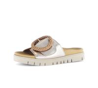 Pantolette GABOR "Pantolette", Damen, Gr. 41, gold, Schuhe Pantolette (17108846-41) gold