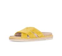 Pantolette GABOR "Pantolette", Damen, Gr. 42, gelb, Schuhe Pantolette (91214231-42) gelb