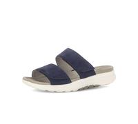 Gabor ROLLINGSOFT 86.811.36 blau - bequeme Pantolette für Damen - Größe 43