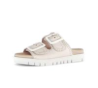 Pantolette GABOR "Pantolette", Damen, Gr. 44, beige (creme), Schuhe Pantolette (44205216-44) creme