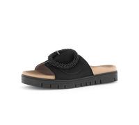 Pantolette GABOR "Pantolette Rauleder", Damen, Gr. 42, schwarz, Schuhe Pantolette (17841405-42) schwarz