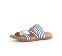 Pantolette GABOR "Pantolette Textil", Damen, Gr. 41, blau, Schuhe Pantolette (97016067-41) blau