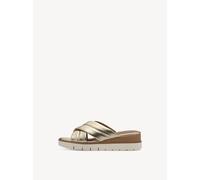 Pantolette gold Gr. 39