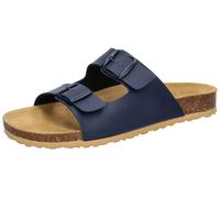 Pantolette Herren Schnallen blau LICO Bioline Man - Blau / 38