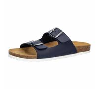 Pantolette Herren Schnallen blau LICO Bioline ManBlau / Neu / 43