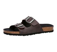 Pantolette Herren Schnallen braun LICO Bioline Man Vegan - Braun / 37