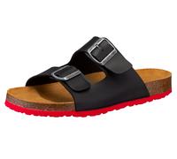 Pantolette Herren Schnallen schwarz LICO Bioline Concrete - Schwarz / 47