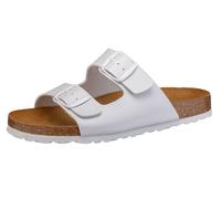 Pantolette Herren Schnallen weiß LICO Bioline Man - Weiß / 37