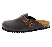 Pantolette Herren Slipper braun LICO Bioline Clog - Braun / 44