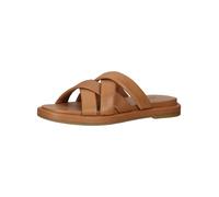 Pantolette ILC "ILC Pantoletten Leder", Damen, Gr. 37, braun (cognac), Leder, Schuhe Pantolette (18608852-37) cognac