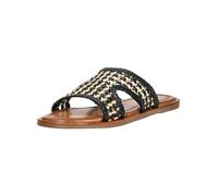 Pantolette INUOVO "INUOVO Pantoletten Leder", Damen, Gr. 40, schwarz, Leder, Schuhe Pantolette (58324828-40) schwarz
