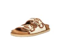 Pantolette INUOVO "INUOVO Pantoletten Textil", Damen, Gr. 36, nut, Textil, Schuhe Pantolette (25204524-36) nut