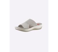 Pantolette JANA, Damen, Gr. 37, grau (hellgrau), Textil, Schuhe Pantolette (63501033-37) hellgrau