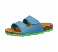 Pantolette Jungen Klettverschluss blau LICO Bioline Velcro Kids - Blau / 35