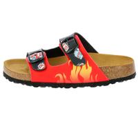 Pantolette Jungen Schnallen rot LICO Bioline Emergency - Rot / 33