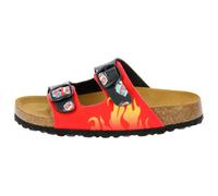 Pantolette Jungen Schnallen rot LICO Bioline EmergencyRot / 32