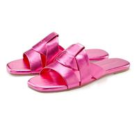 Pantolette LASCANA "Mule, Sommerschuh, offener Schuh, Sandale", Damen, Gr. 43, pink, Obermaterial: 100% Lederimitat. Decksohle: 100% Lederimitat. Futter: 100% Lederimitat. Laufsohle: 100% Synthetik, u