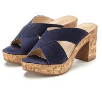 LASCANA Pantolette Damen blau Gr.36