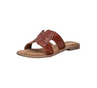 Pantolette LAZAMANI "Lazamani Pantoletten Leder", Damen, Gr. 40, braun (tan), Leder, Schuhe Pantolette (55860647-40)