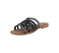 Lazamani Leder-Pantoletten in Schwarz - 49% | Größe 36 | Damen Pantoletten