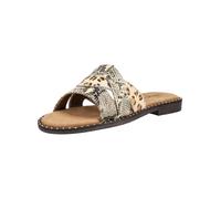 Pantolette LAZAMANI "Lazamani Pantoletten Leder/Textil", Damen, Gr. 41, beige, Leder, Textil, Schuhe Pantolette (53186867-41) beige