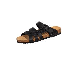 Pantolette LICO "Bioline Pantolette Gleam", Jungen, Gr. 38, schwarz, Obermaterial: 100% Synthetik synthetic., Schuhe Pantolette (84581526-38) schwarz